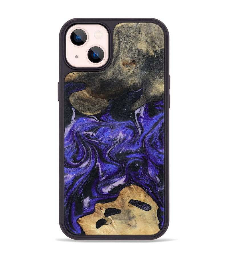 iPhone 14 Plus Wood Phone Case - Ireland (Purple, 801415)