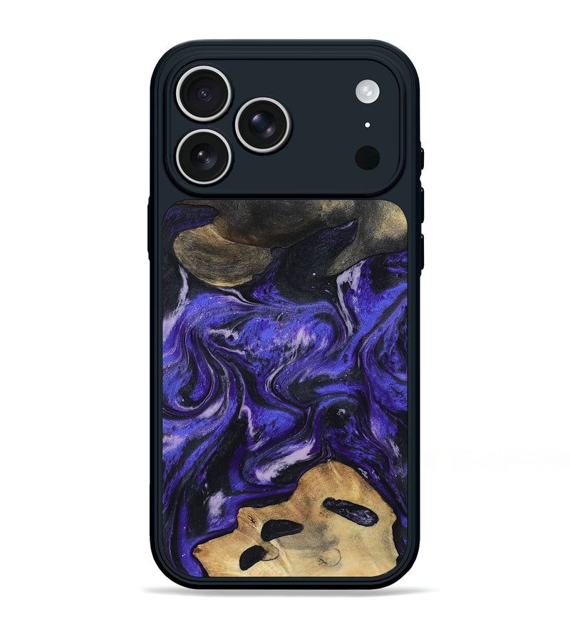 iPhone 17 Pro Max Wood Phone Case - Ireland (Purple, 801415)