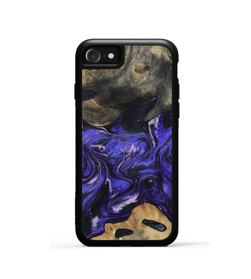 iPhone SE Wood Phone Case - Ireland (Purple, 801415)
