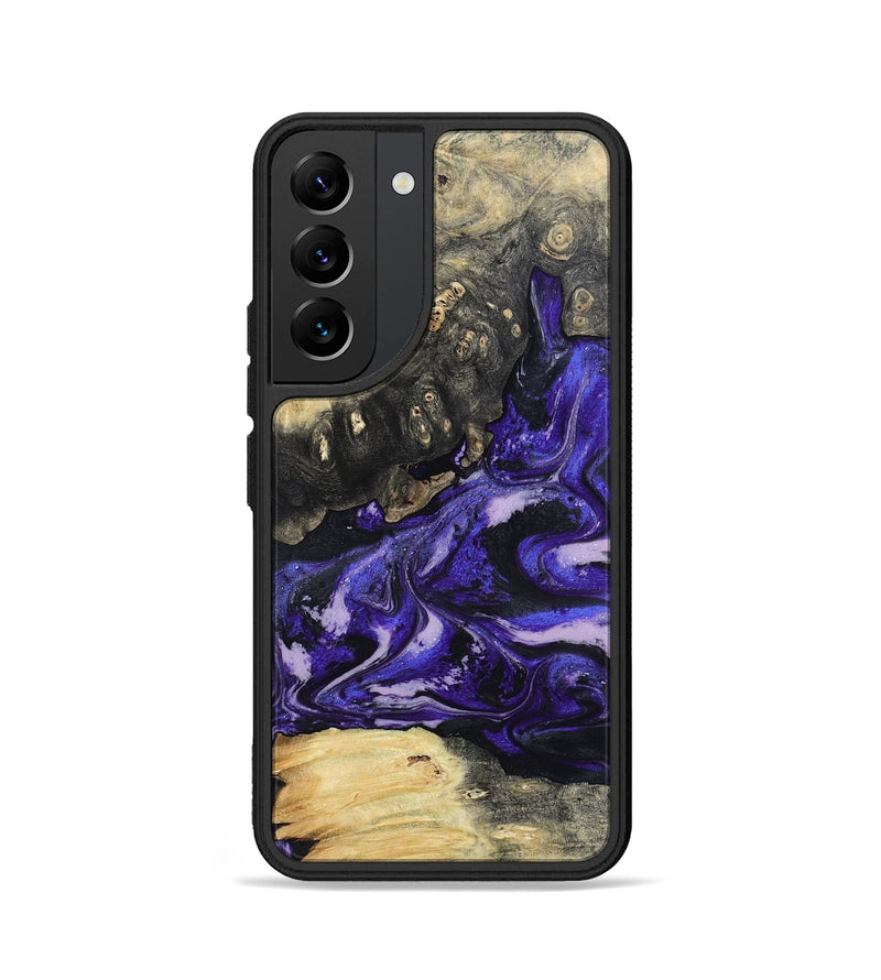 Galaxy S22 Wood Phone Case - Nya (Purple, 801416)