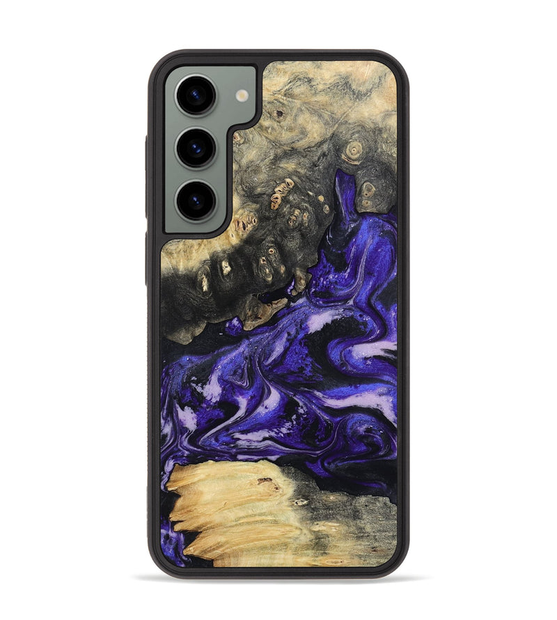 Galaxy S23 Plus Wood Phone Case - Nya (Purple, 801416)