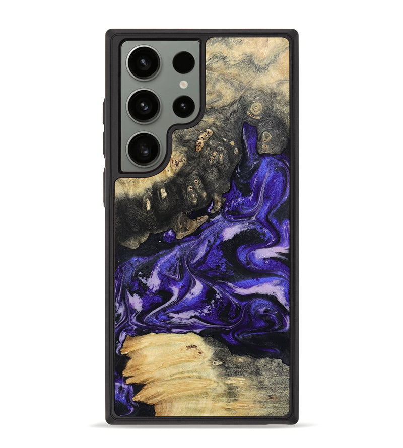Galaxy S23 Ultra Wood Phone Case - Nya (Purple, 801416)