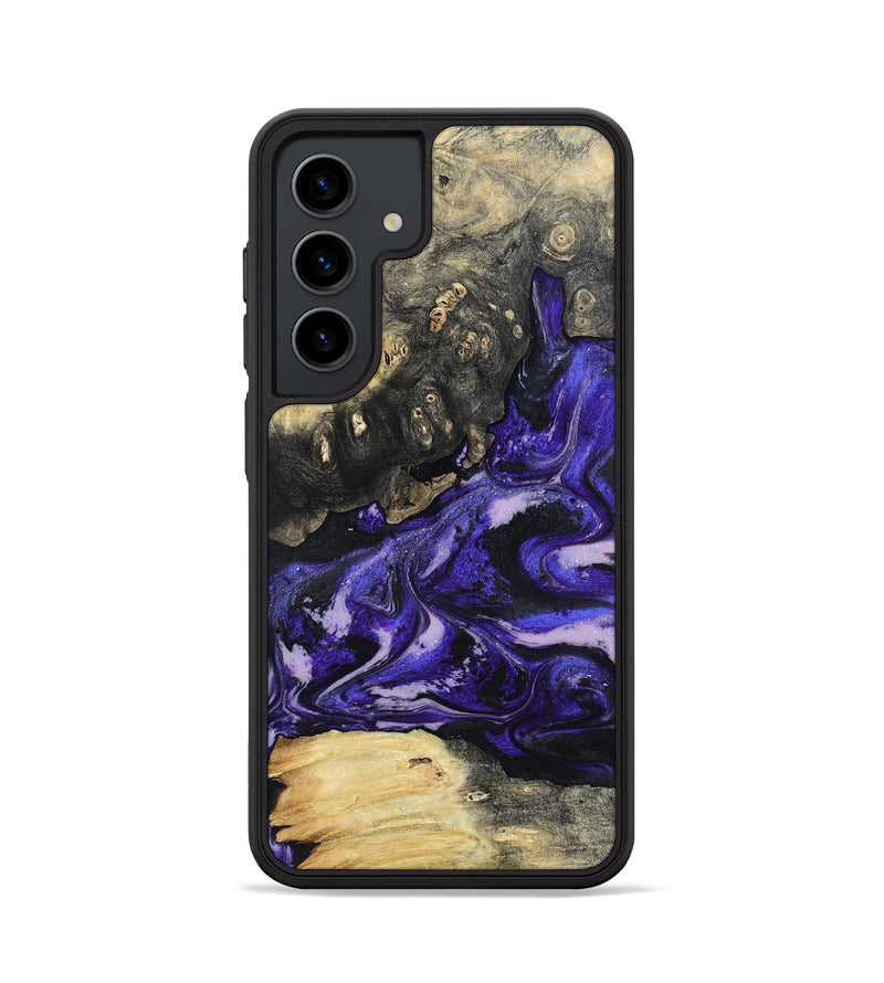 Galaxy S24 Wood Phone Case - Nya (Purple, 801416)