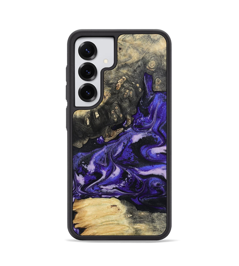 Galaxy S25 Wood Phone Case - Nya (Purple, 801416)