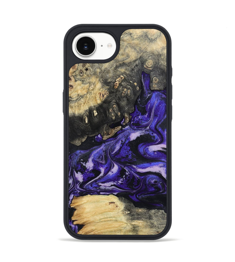 iPhone 16e Wood Phone Case - Nya (Purple, 801416)