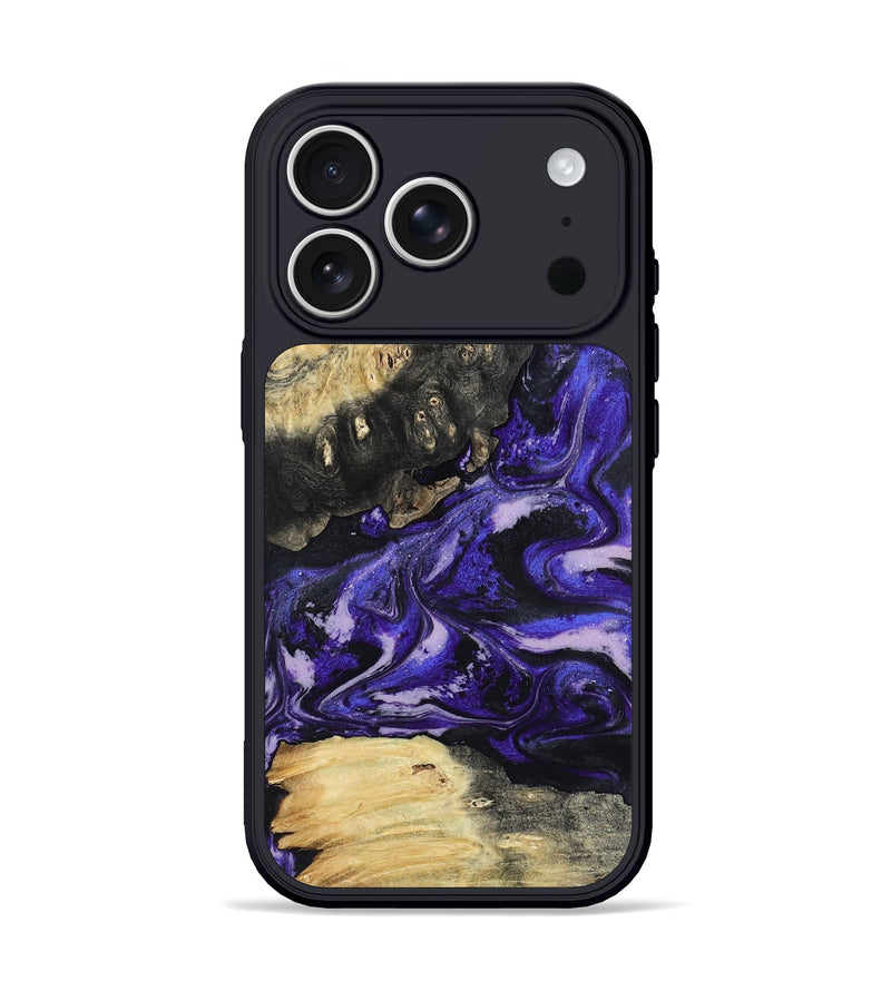 iPhone 17 Pro Wood Phone Case - Nya (Purple, 801416)