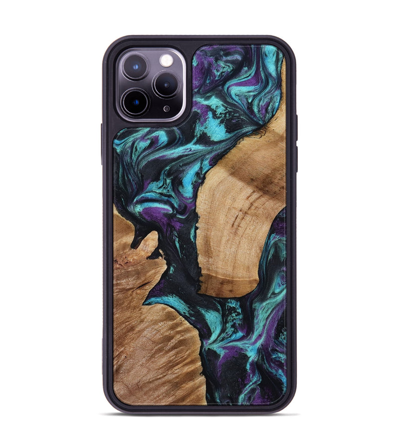 iPhone 11 Pro Max Wood Phone Case - Sloan (Purple, 801417)