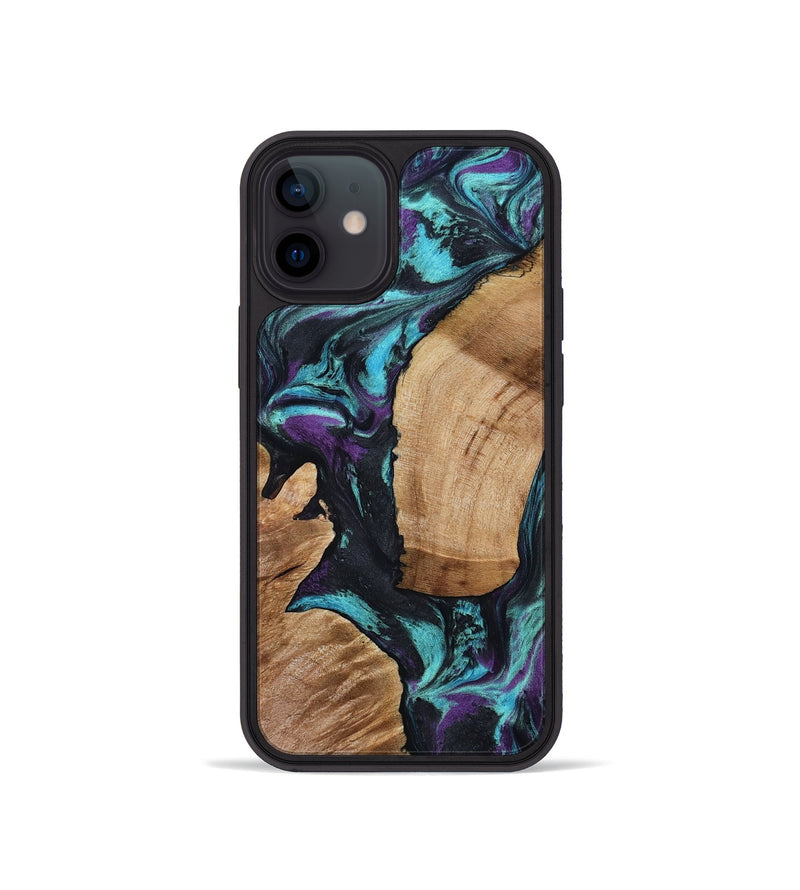 iPhone 12 mini Wood Phone Case - Sloan (Purple, 801417)