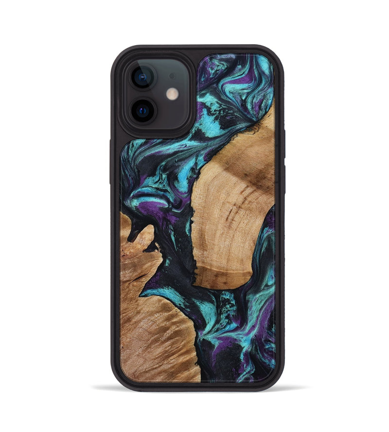 iPhone 12 Wood Phone Case - Sloan (Purple, 801417)
