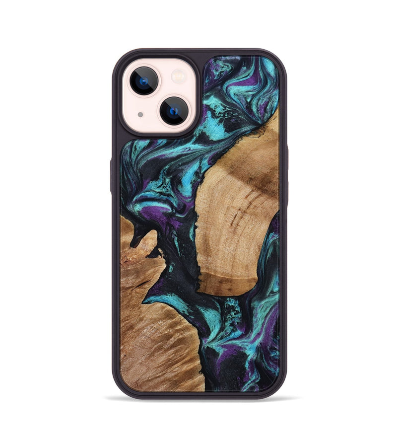 iPhone 14 Wood Phone Case - Sloan (Purple, 801417)