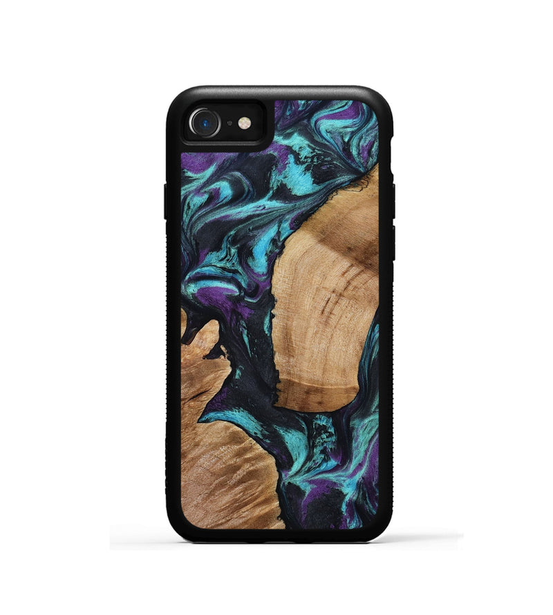 iPhone SE Wood Phone Case - Sloan (Purple, 801417)