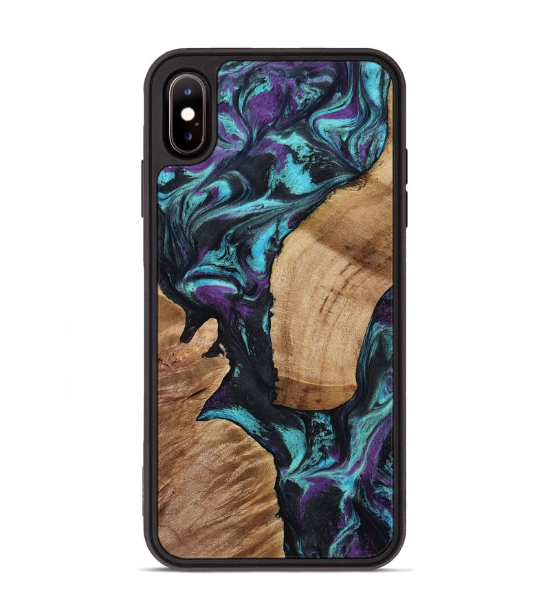 iPhone Xs Max Wood Phone Case - Sloan (Purple, 801417)