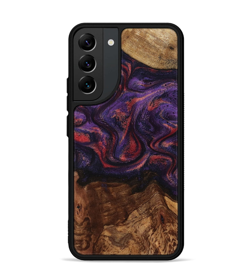 Galaxy S22 Plus Wood Phone Case - Pattie (Purple, 801418)