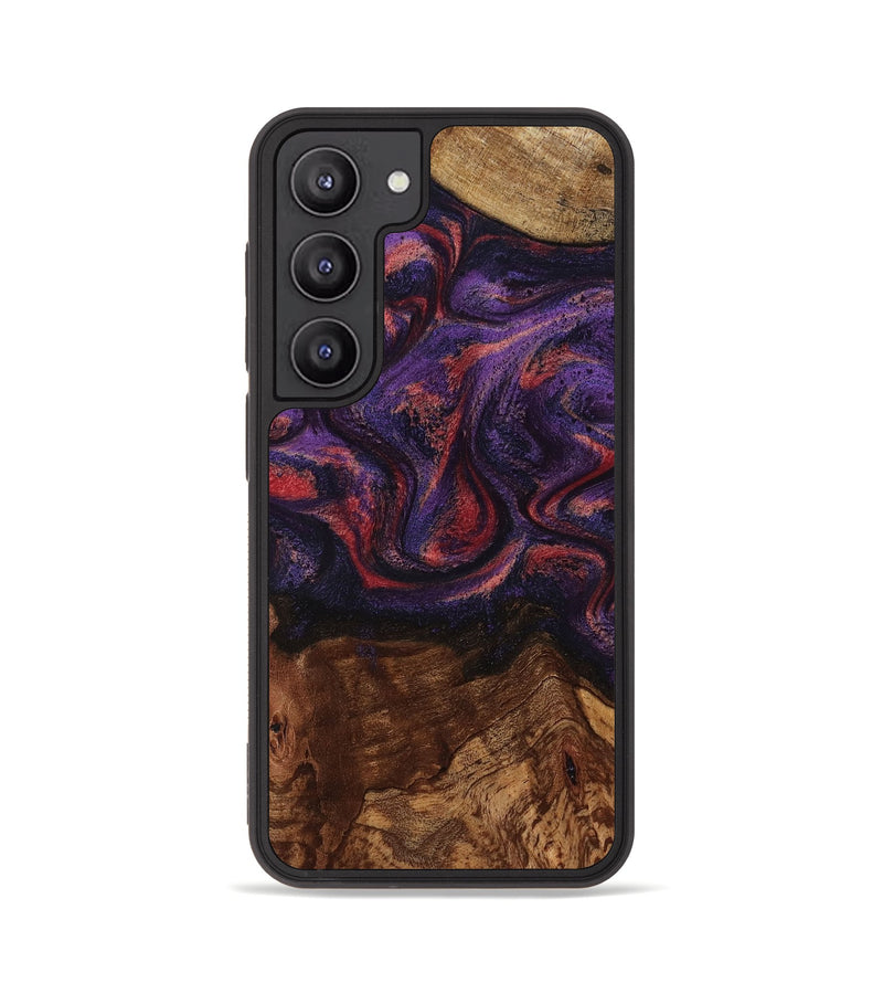 Galaxy S23 Wood Phone Case - Pattie (Purple, 801418)