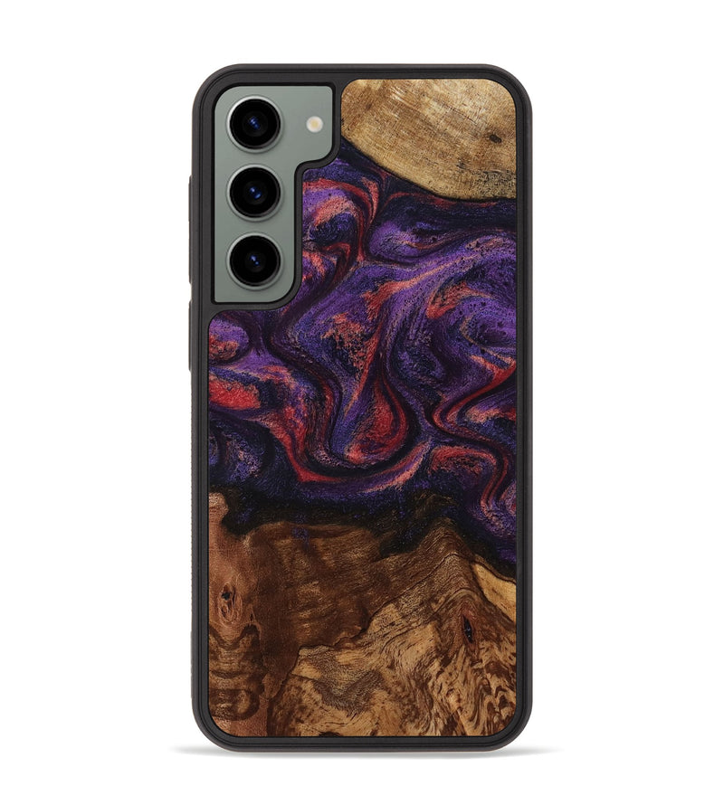 Galaxy S23 Plus Wood Phone Case - Pattie (Purple, 801418)