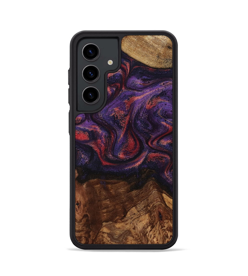 Galaxy S24 Wood Phone Case - Pattie (Purple, 801418)