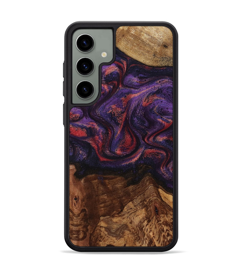 Galaxy S24 Plus Wood Phone Case - Pattie (Purple, 801418)