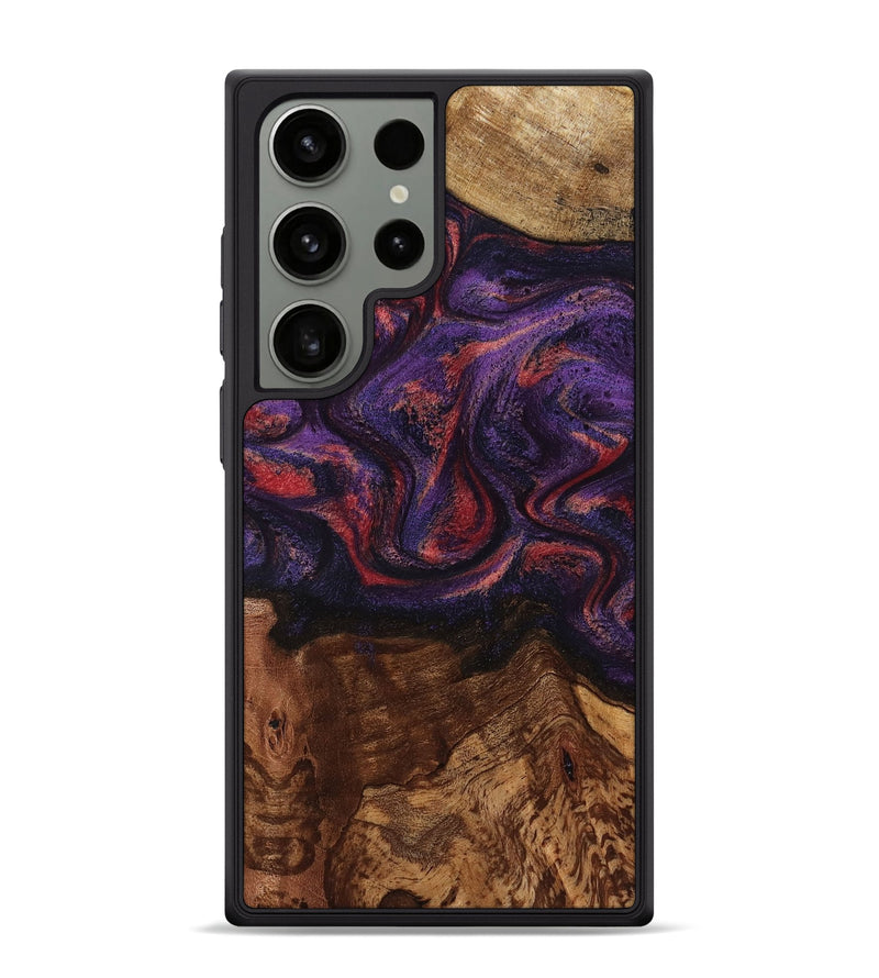 Galaxy S24 Ultra Wood Phone Case - Pattie (Purple, 801418)