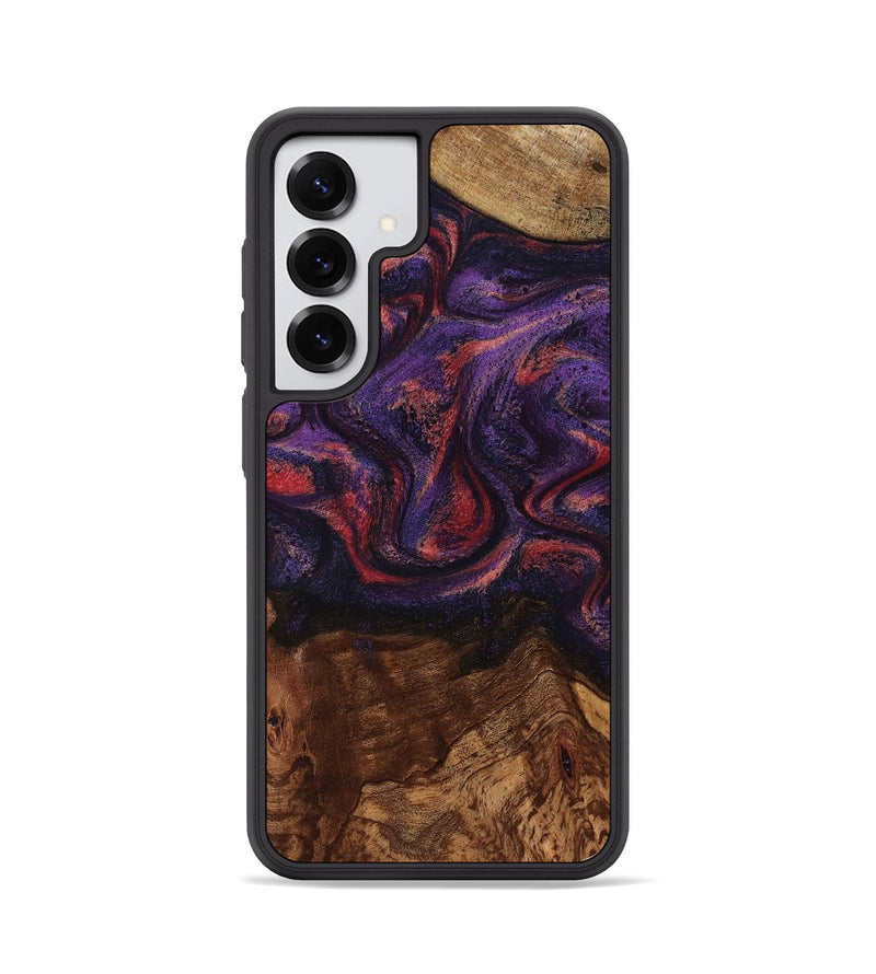 Galaxy S25 Wood Phone Case - Pattie (Purple, 801418)