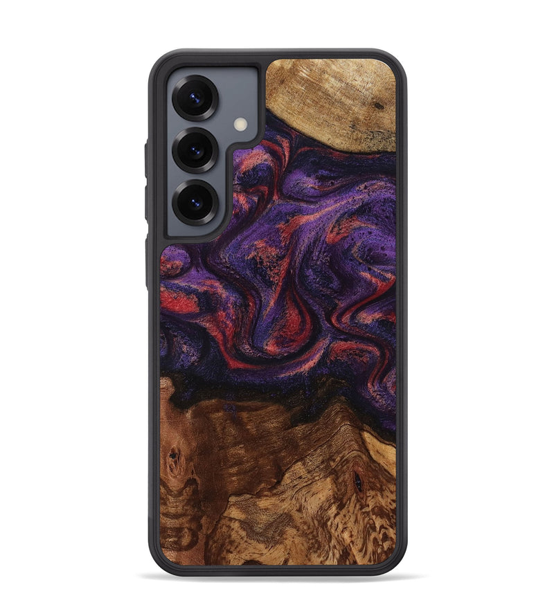 Galaxy S25 Plus Wood Phone Case - Pattie (Purple, 801418)