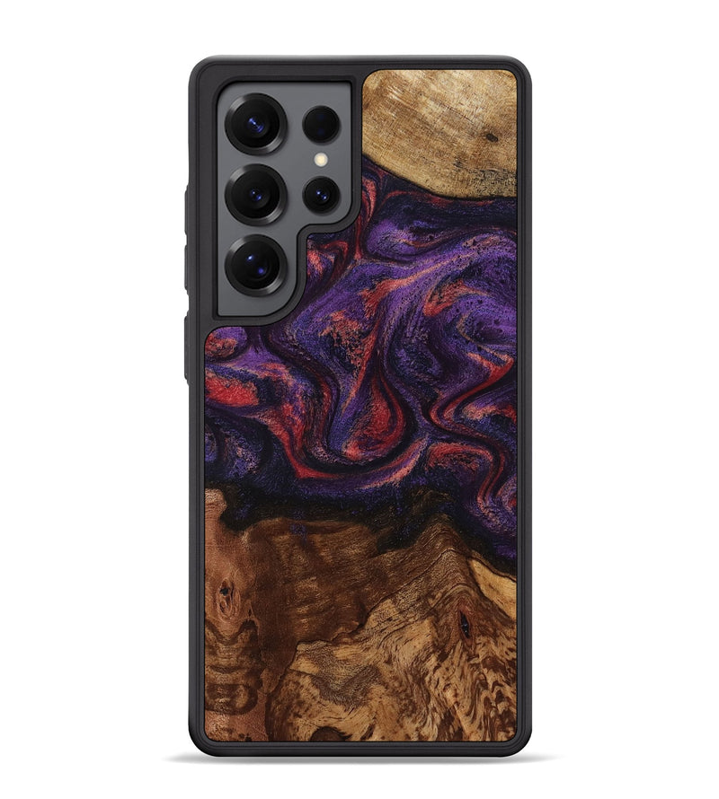Galaxy S25 Ultra Wood Phone Case - Pattie (Purple, 801418)