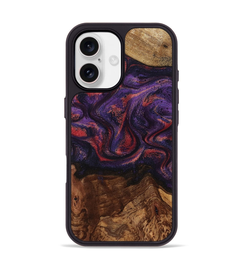 iPhone 17 Wood Phone Case - Pattie (Purple, 801418)