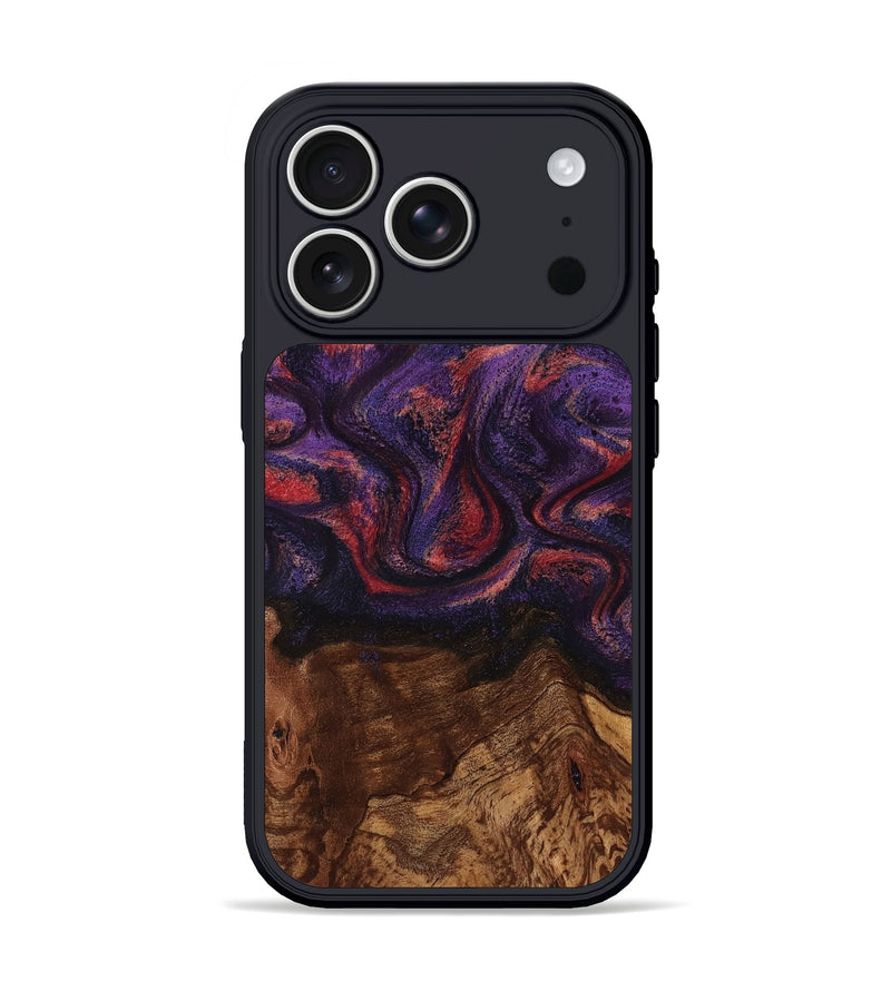 iPhone 17 Pro Wood Phone Case - Pattie (Purple, 801418)