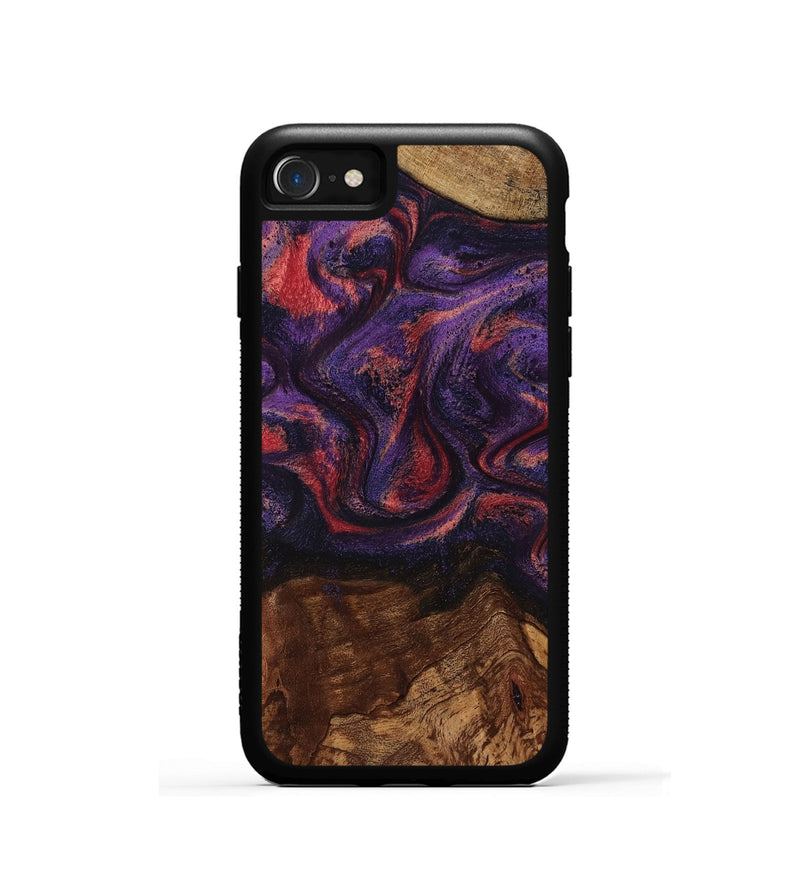 iPhone SE Wood Phone Case - Pattie (Purple, 801418)