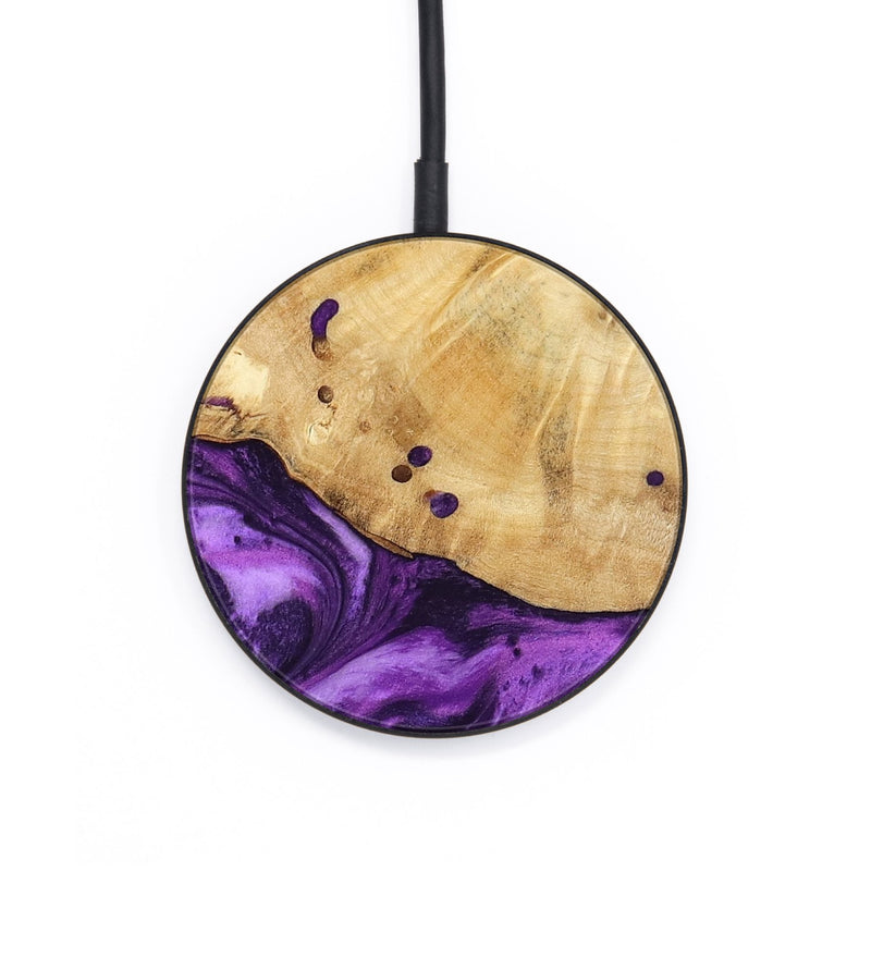 Circle Wood Wireless Charger - Remy (Purple, 801419)