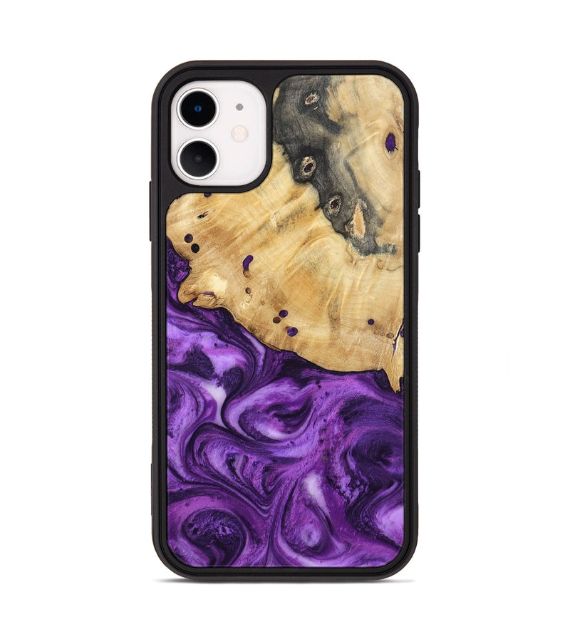 iPhone 11 Wood Phone Case - Remy (Purple, 801419)
