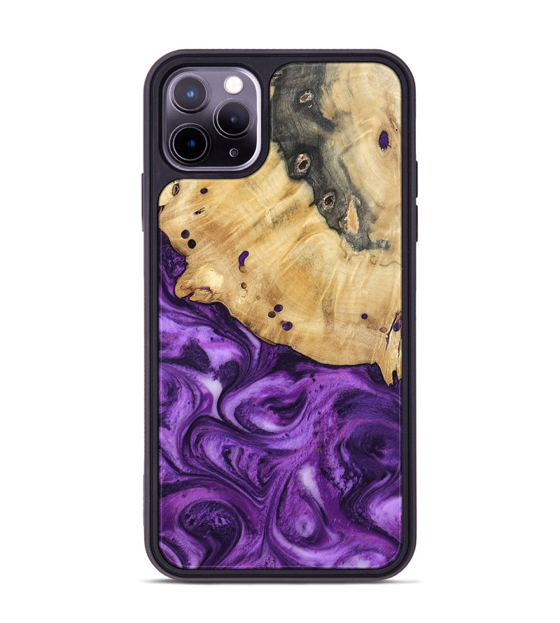 iPhone 11 Pro Max Wood Phone Case - Remy (Purple, 801419)