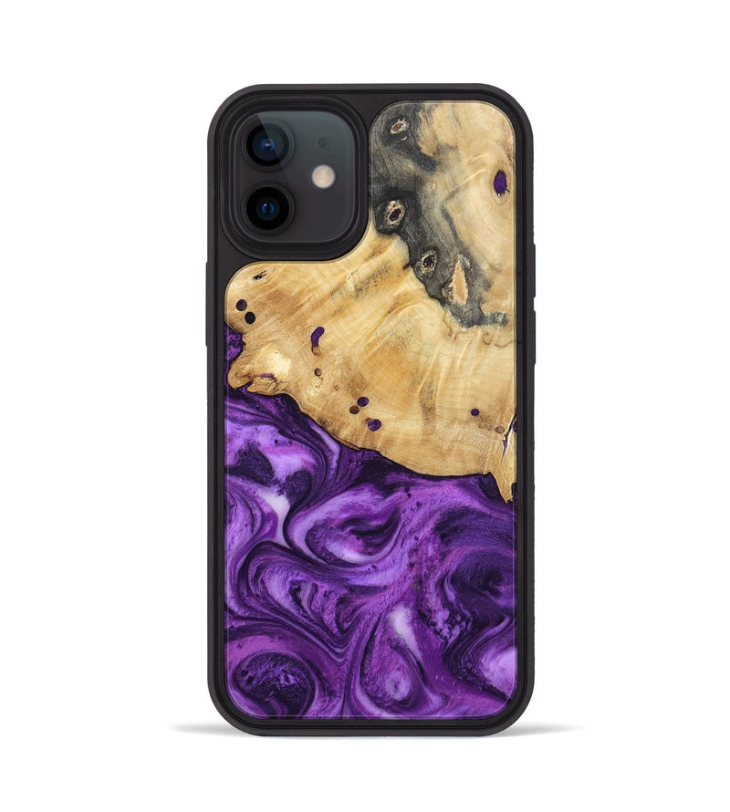 iPhone 12 Wood Phone Case - Remy (Purple, 801419)