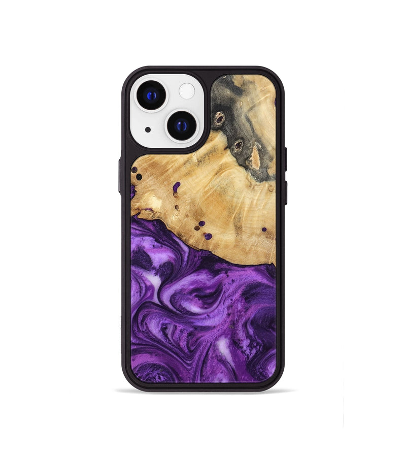 iPhone 13 mini Wood Phone Case - Remy (Purple, 801419)