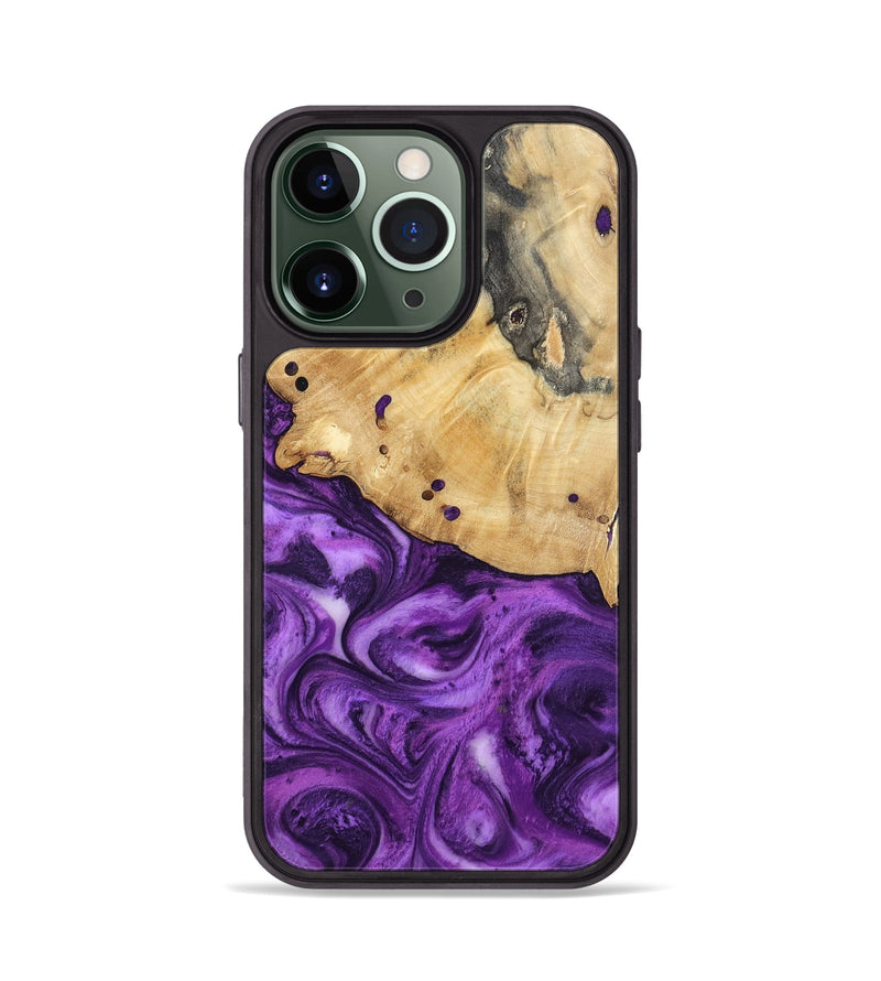 iPhone 13 Pro Wood Phone Case - Remy (Purple, 801419)