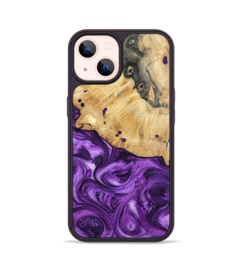 iPhone 14 Wood Phone Case - Remy (Purple, 801419)