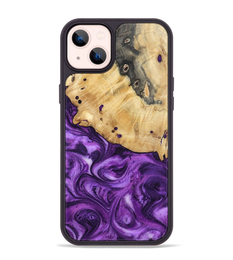 iPhone 14 Plus Wood Phone Case - Remy (Purple, 801419)