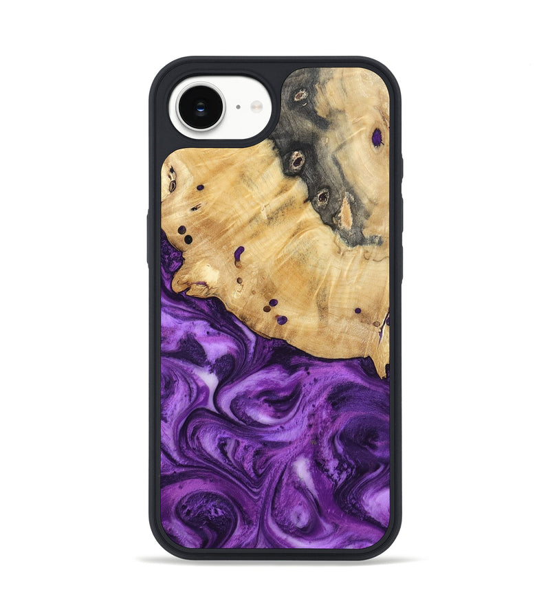 iPhone 16e Wood Phone Case - Remy (Purple, 801419)