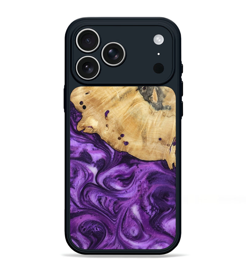 iPhone 17 Pro Max Wood Phone Case - Remy (Purple, 801419)