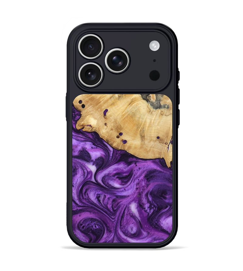 iPhone 17 Pro Wood Phone Case - Remy (Purple, 801419)