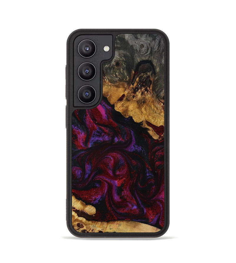 Galaxy S23 Wood Phone Case - Kaycee (Red, 801420)