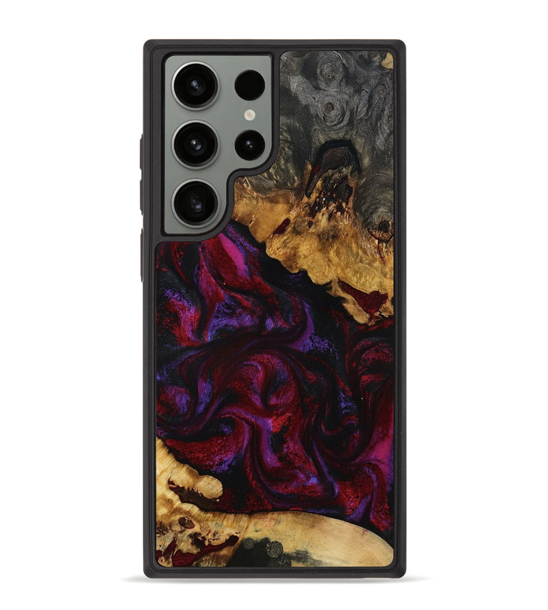 Galaxy S23 Ultra Wood Phone Case - Kaycee (Red, 801420)