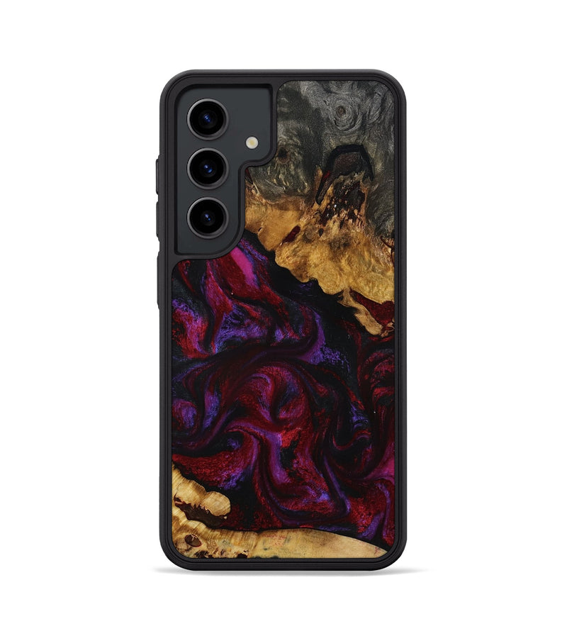 Galaxy S24 Wood Phone Case - Kaycee (Red, 801420)