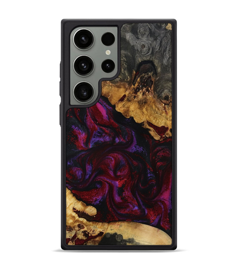 Galaxy S24 Ultra Wood Phone Case - Kaycee (Red, 801420)