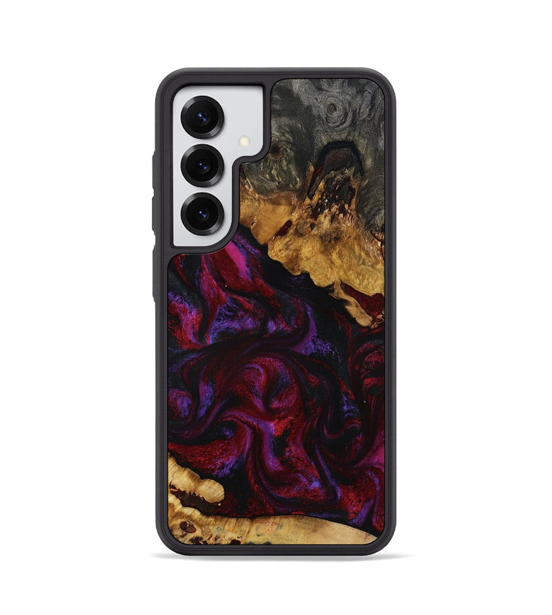 Galaxy S25 Wood Phone Case - Kaycee (Red, 801420)