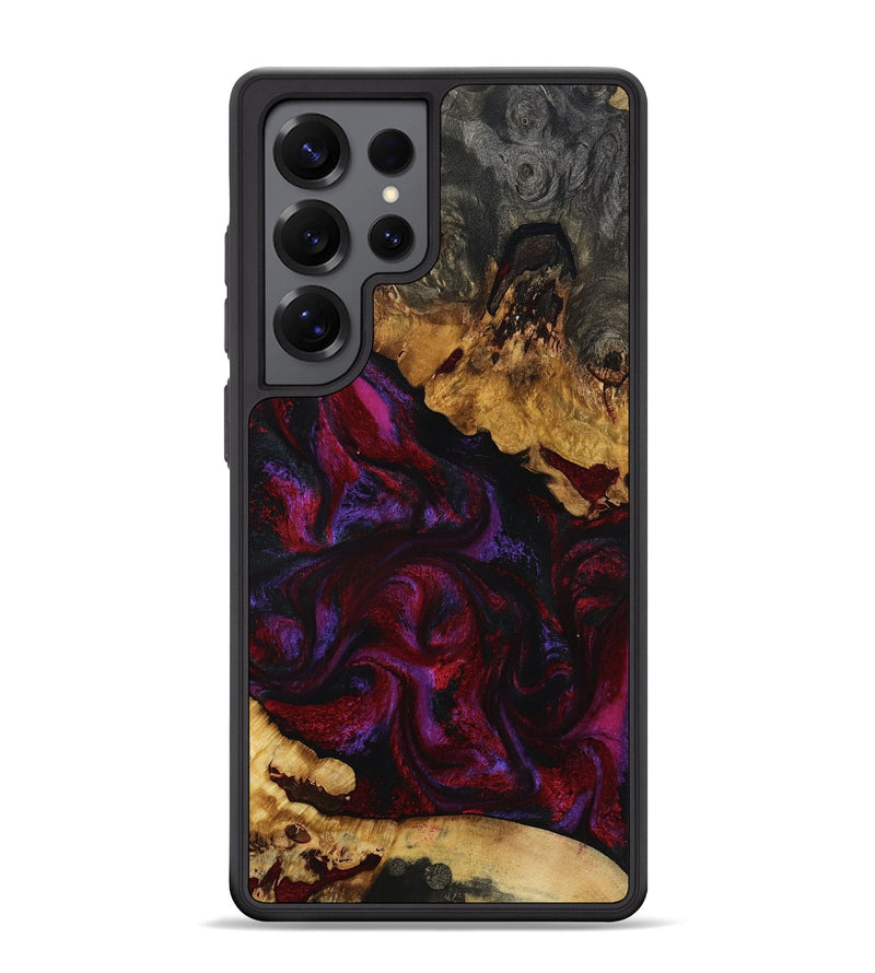 Galaxy S25 Ultra Wood Phone Case - Kaycee (Red, 801420)