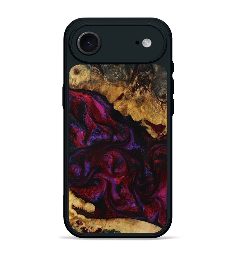 iPhone 17 Air Wood Phone Case - Kaycee (Red, 801420)