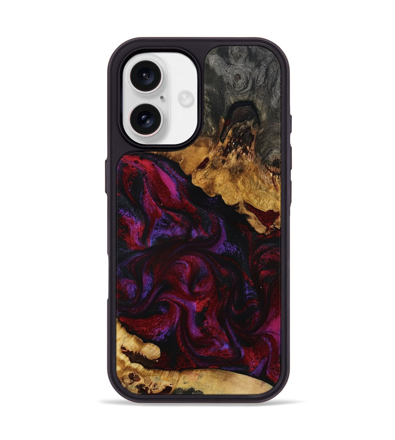 iPhone 17 Wood Phone Case - Kaycee (Red, 801420)