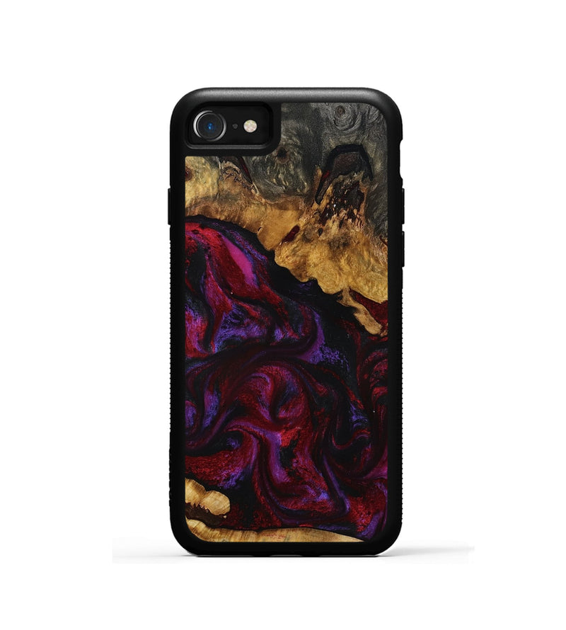 iPhone SE Wood Phone Case - Kaycee (Red, 801420)