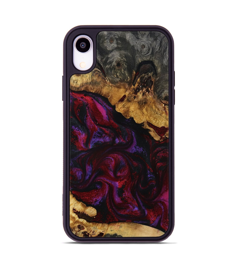 iPhone Xr Wood Phone Case - Kaycee (Red, 801420)