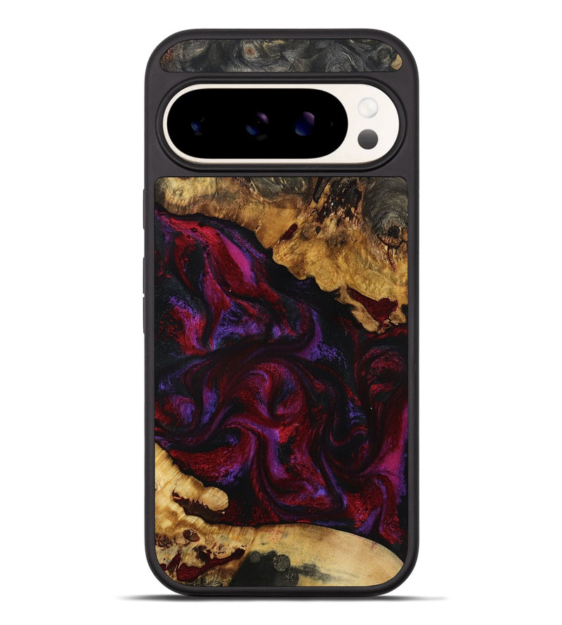 Pixel 9 Pro XL Wood Phone Case - Kaycee (Red, 801420)